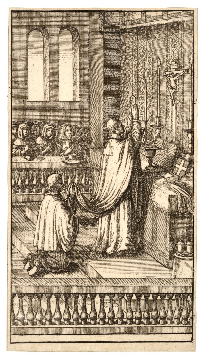 Výška hostitele od Wenceslaus Hollar