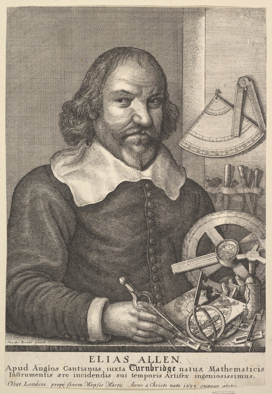 Elijah Allen, 1666. od Wenceslaus Hollar
