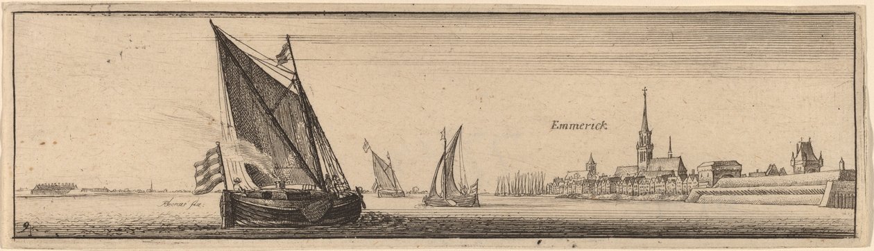 Emmerich, c. 16321635. od Wenceslaus Hollar