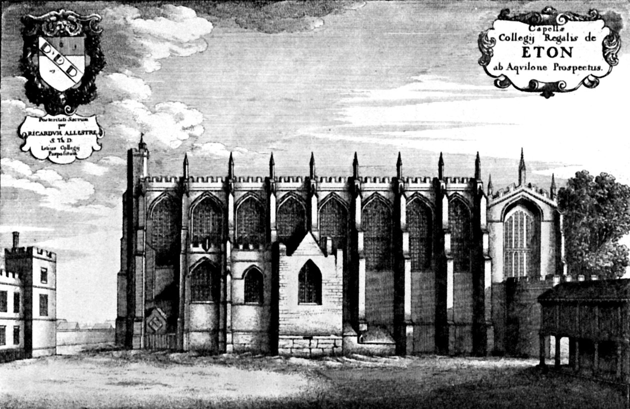 Kaple Eton College. od Wenceslaus Hollar