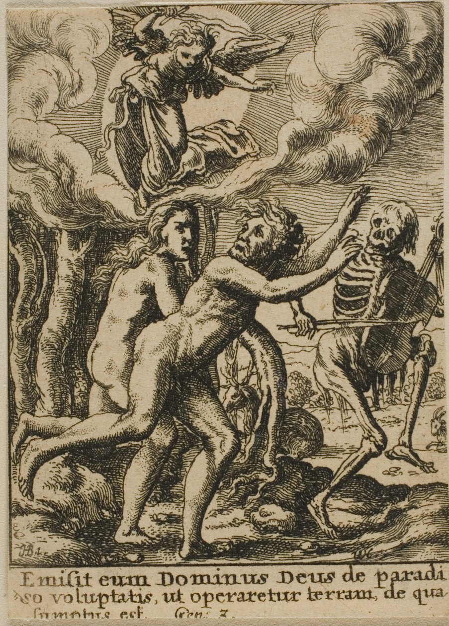 Vyhnání z ráje od Wenceslaus Hollar