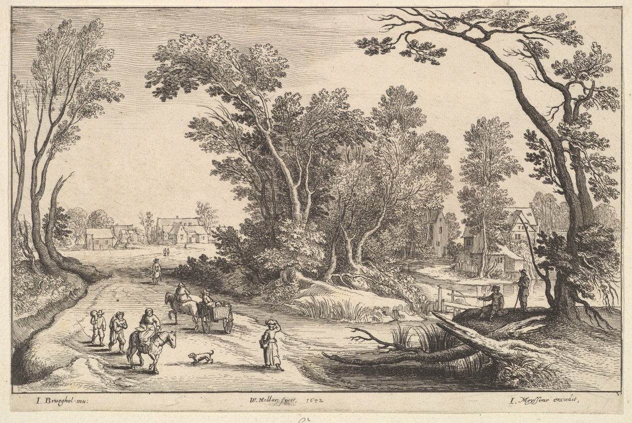 Jít na trh, 1652. od Wenceslaus Hollar