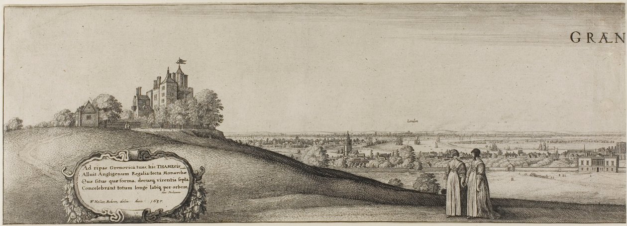 Greenwich od Wenceslaus Hollar