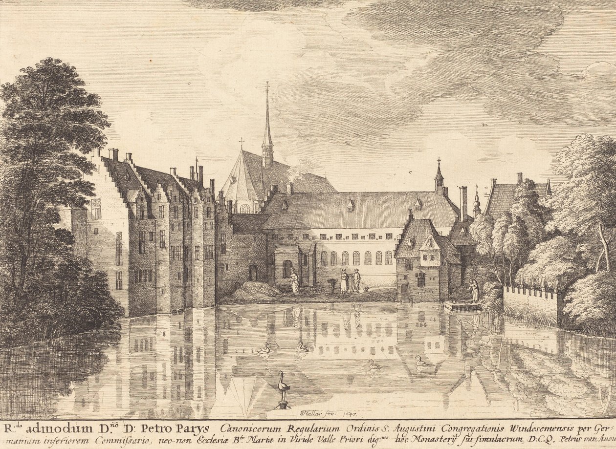 Opatství Groenendael, 1647. od Wenceslaus Hollar