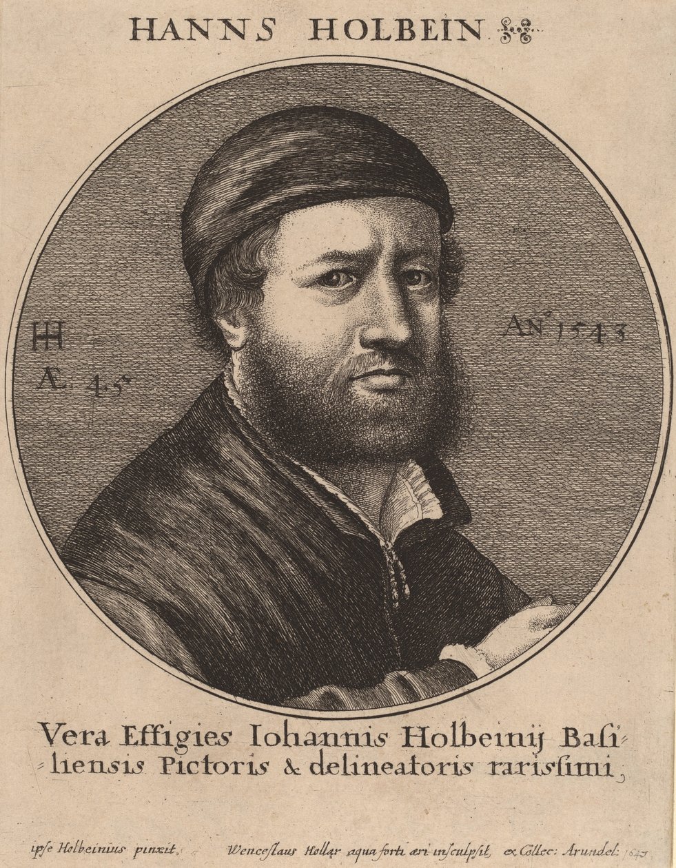 Hans Holbein mladší, 1647. od Wenceslaus Hollar