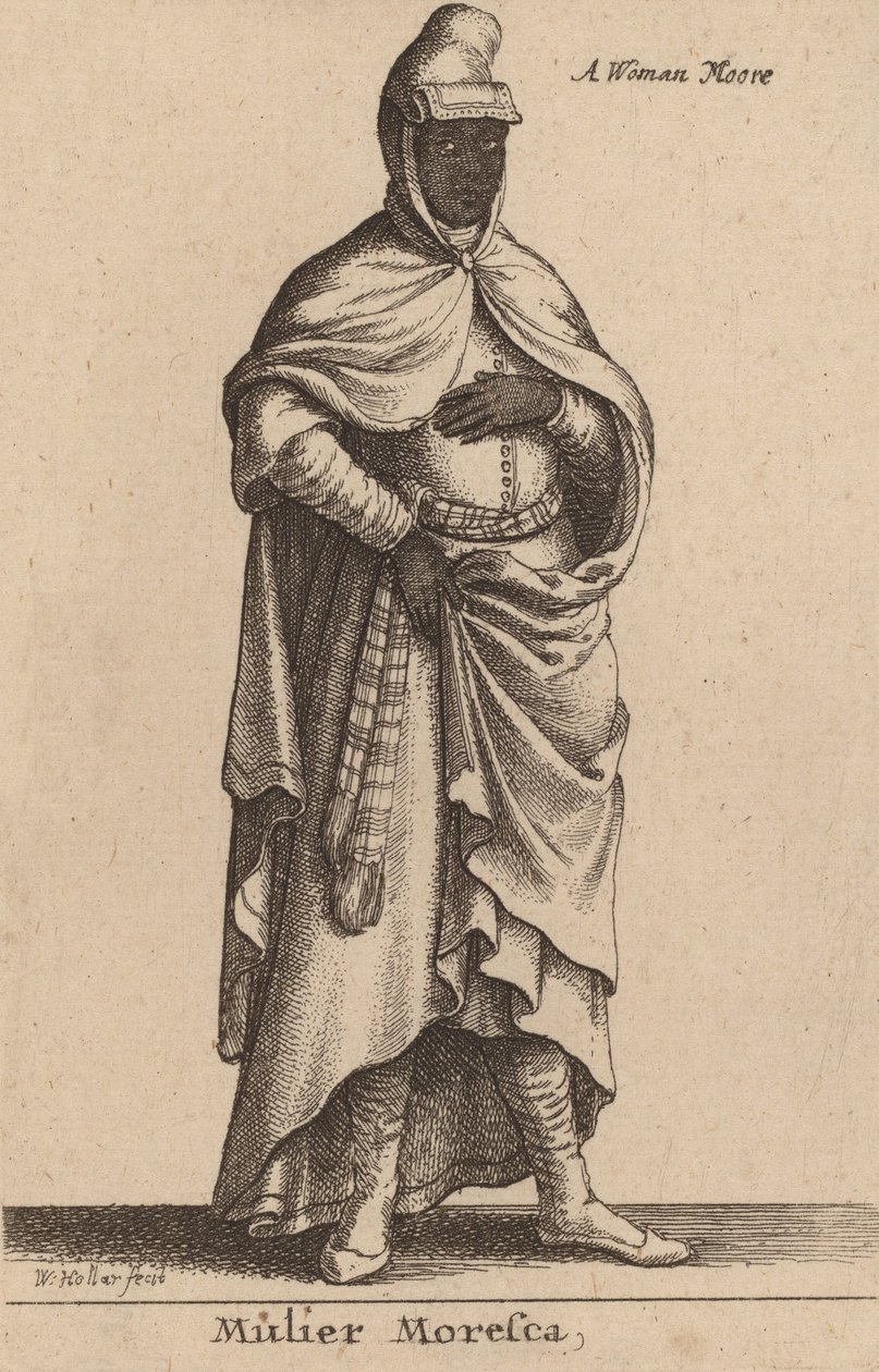 Mulier Moresca. od Wenceslaus Hollar