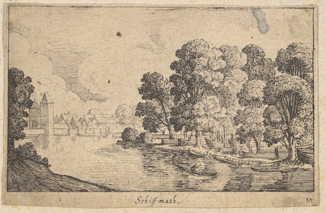 Schiff-math, 1625-77. od Wenceslaus Hollar