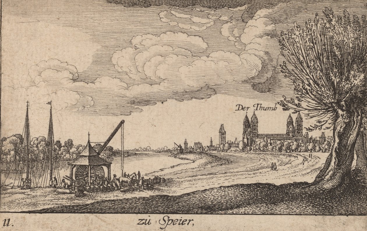 Špýr, 1635. od Wenceslaus Hollar