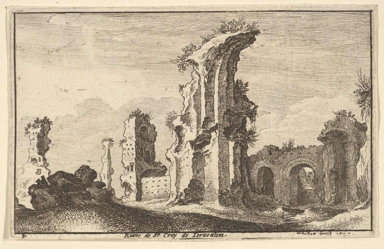 St. Croix Jeruzalémský, 1650. od Wenceslaus Hollar