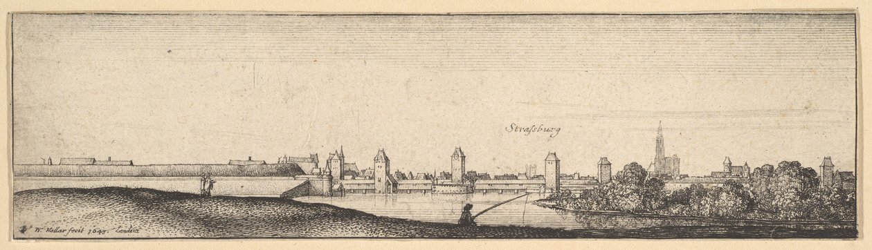 Štrasburk, 1642-44. od Wenceslaus Hollar