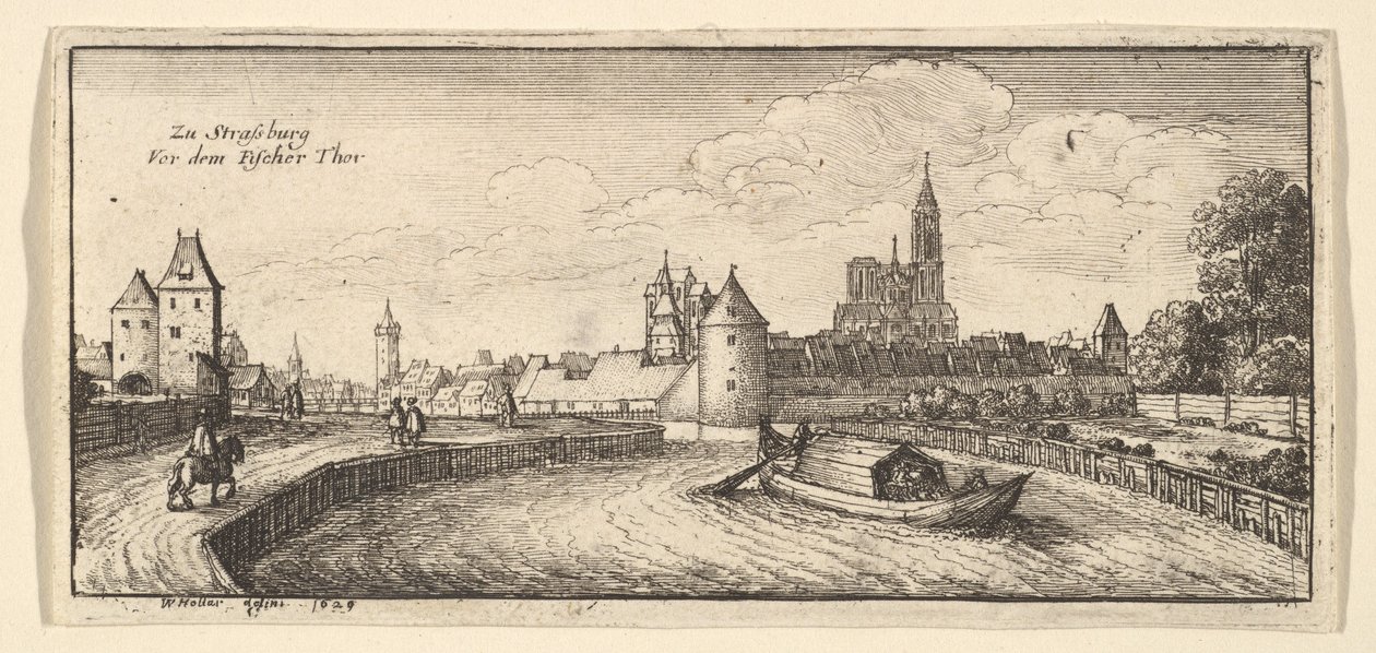 Štrasburk, 1663-65. od Wenceslaus Hollar