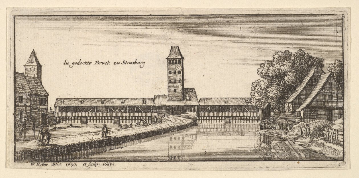 Štrasburk, 1665. od Wenceslaus Hollar