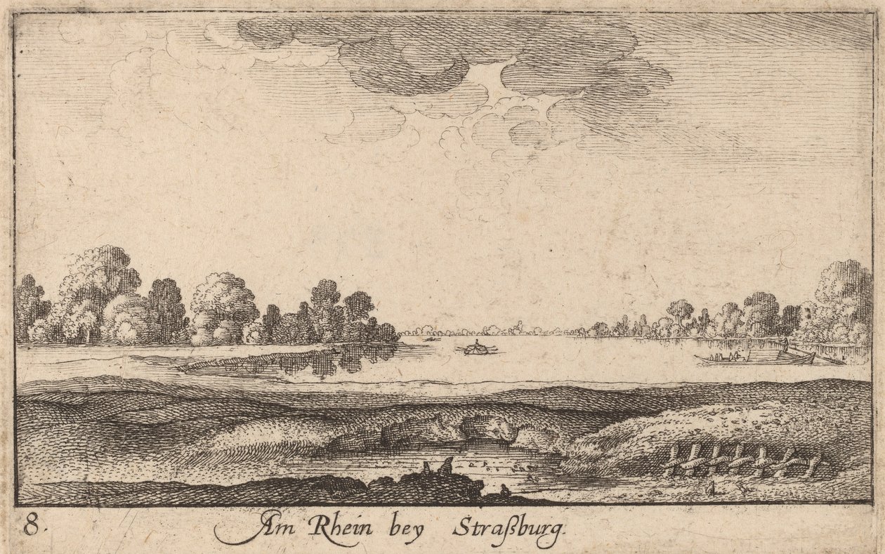 Štrasburk: Mýtný dům, 1635. od Wenceslaus Hollar