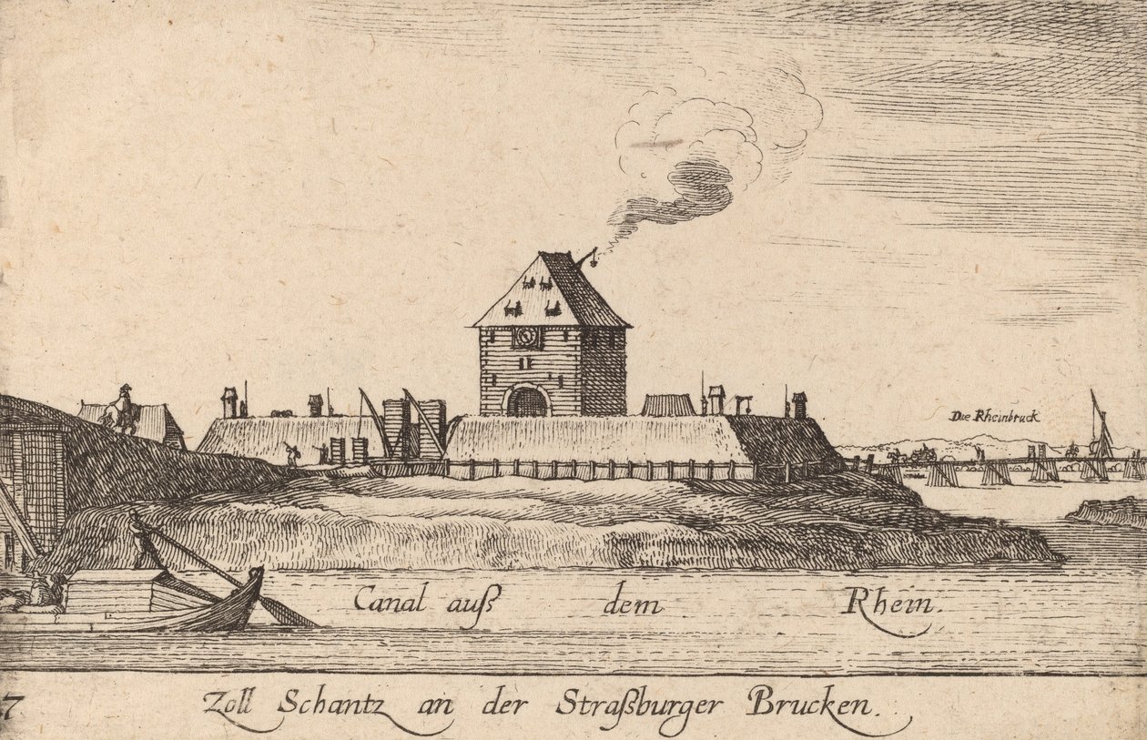 Štrasburk: Mýtný dům, 1635. od Wenceslaus Hollar
