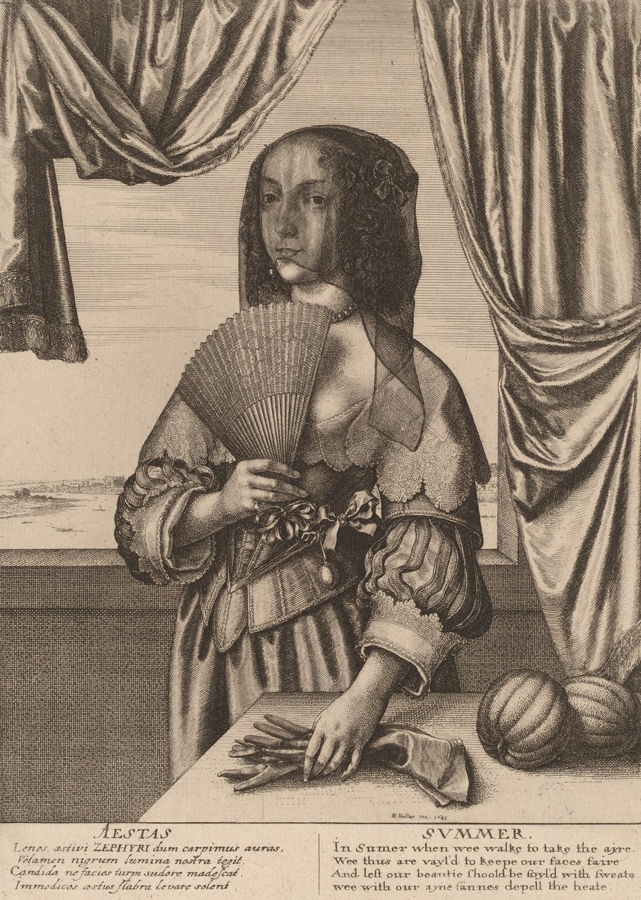 Léto, 1641. od Wenceslaus Hollar