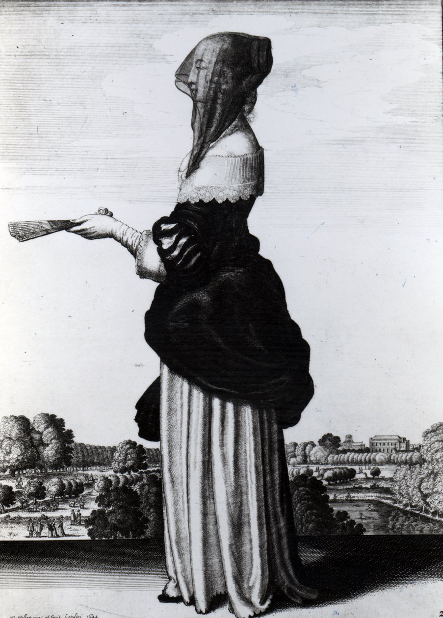 Léto, 1644 od Wenceslaus Hollar