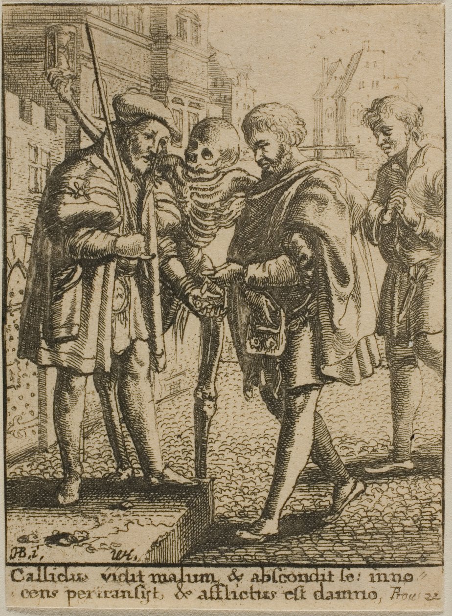 Advokát a smrt od Wenceslaus Hollar