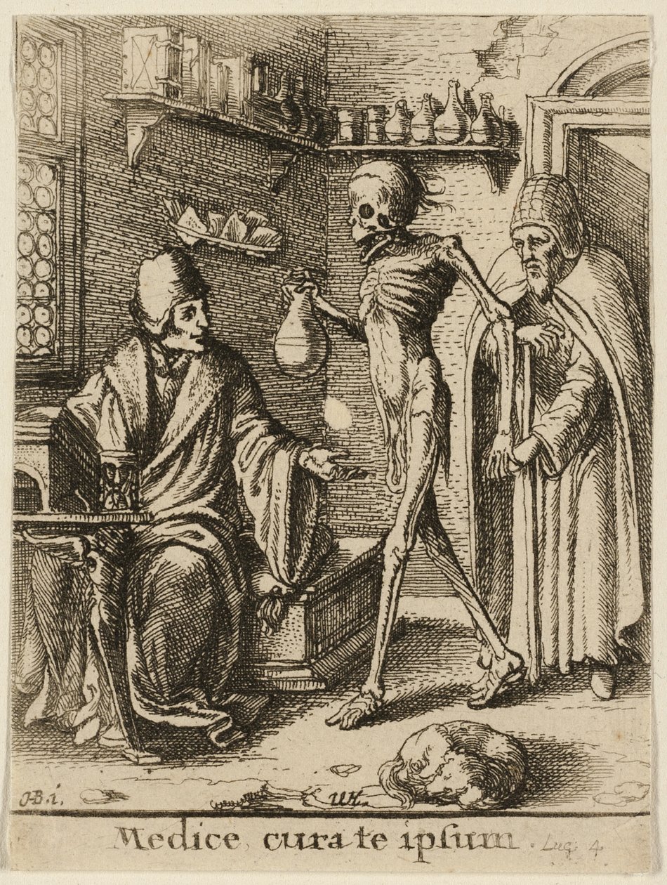 Doktor a smrt od Wenceslaus Hollar