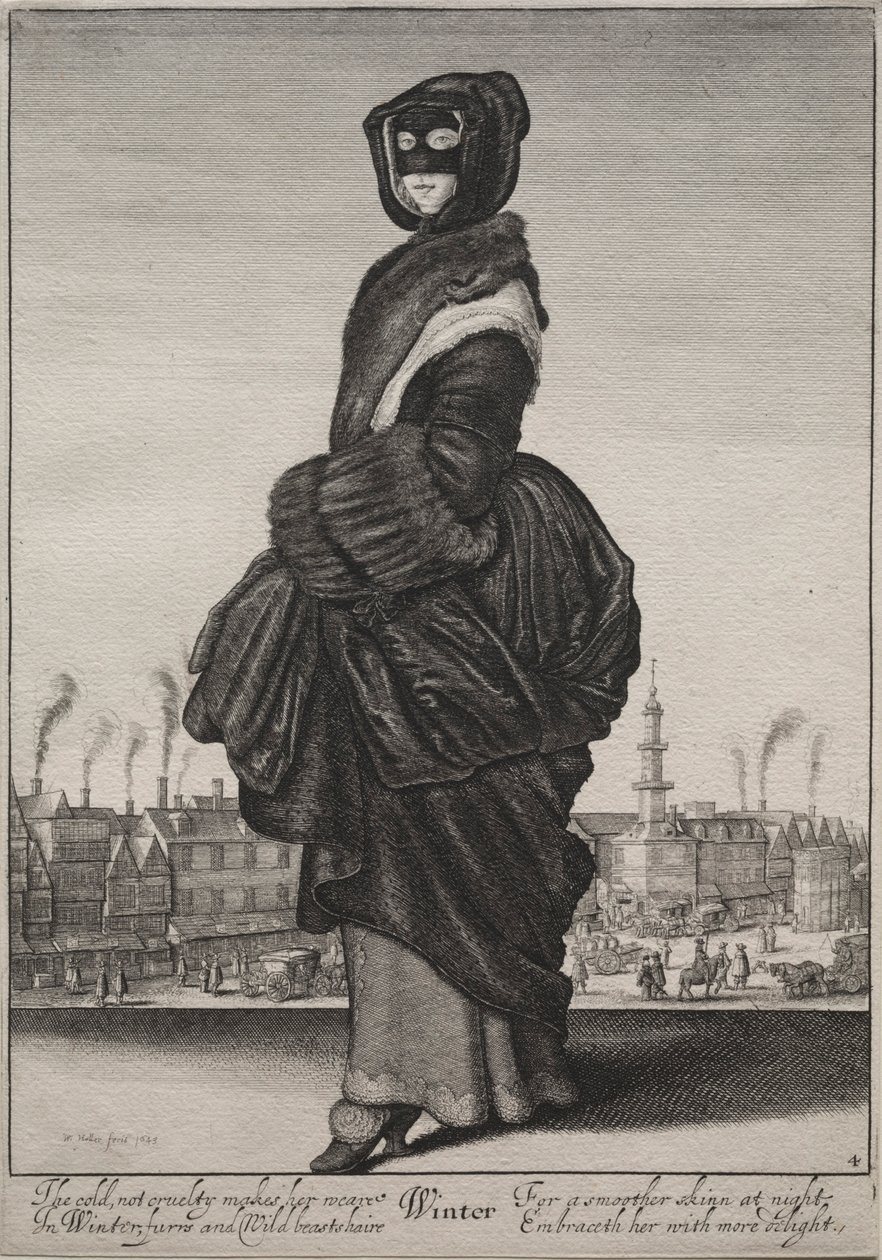 Roční období: Zima, 1643-1644. od Wenceslaus Hollar