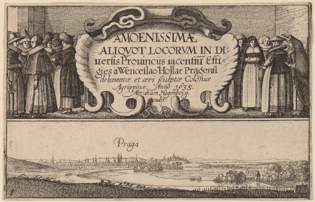 Titulní strana od Wenceslaus Hollar
