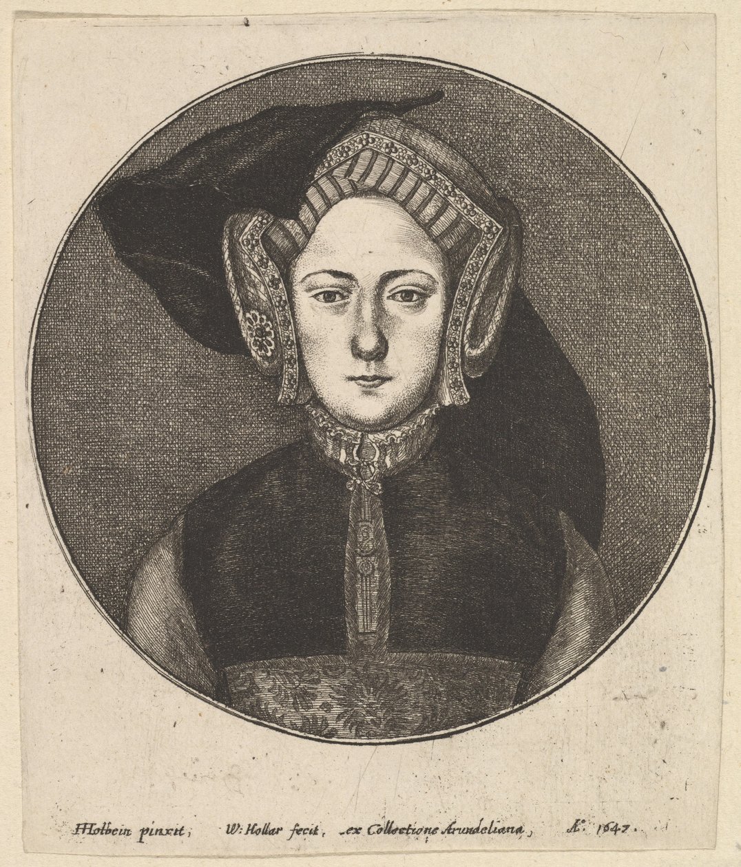 Neznámá žena, 1647. od Wenceslaus Hollar
