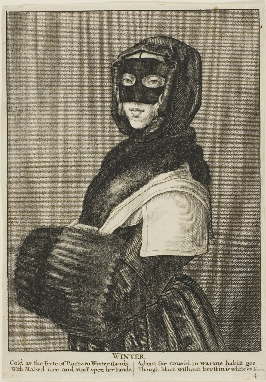 Zima od Wenceslaus Hollar