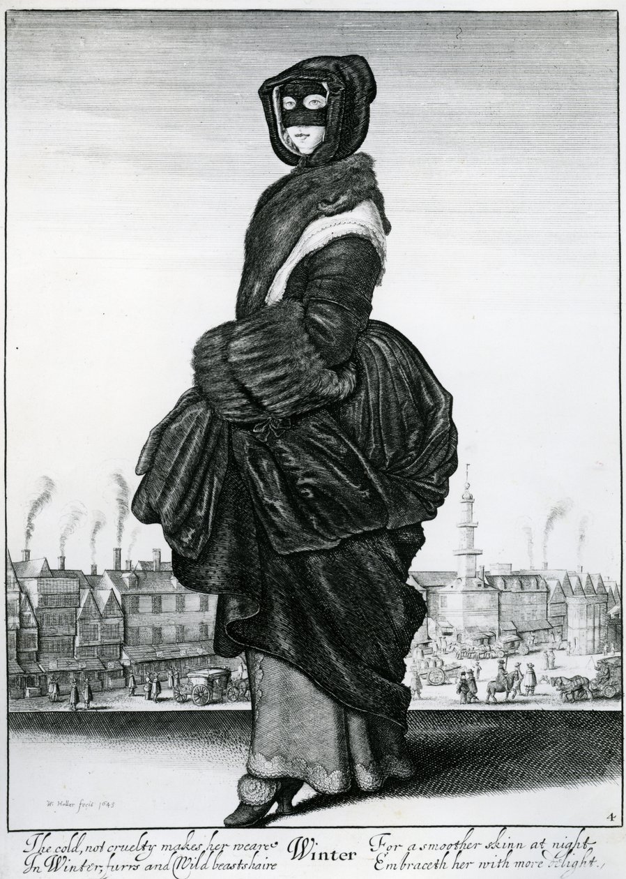 Zima od Wenceslaus Hollar