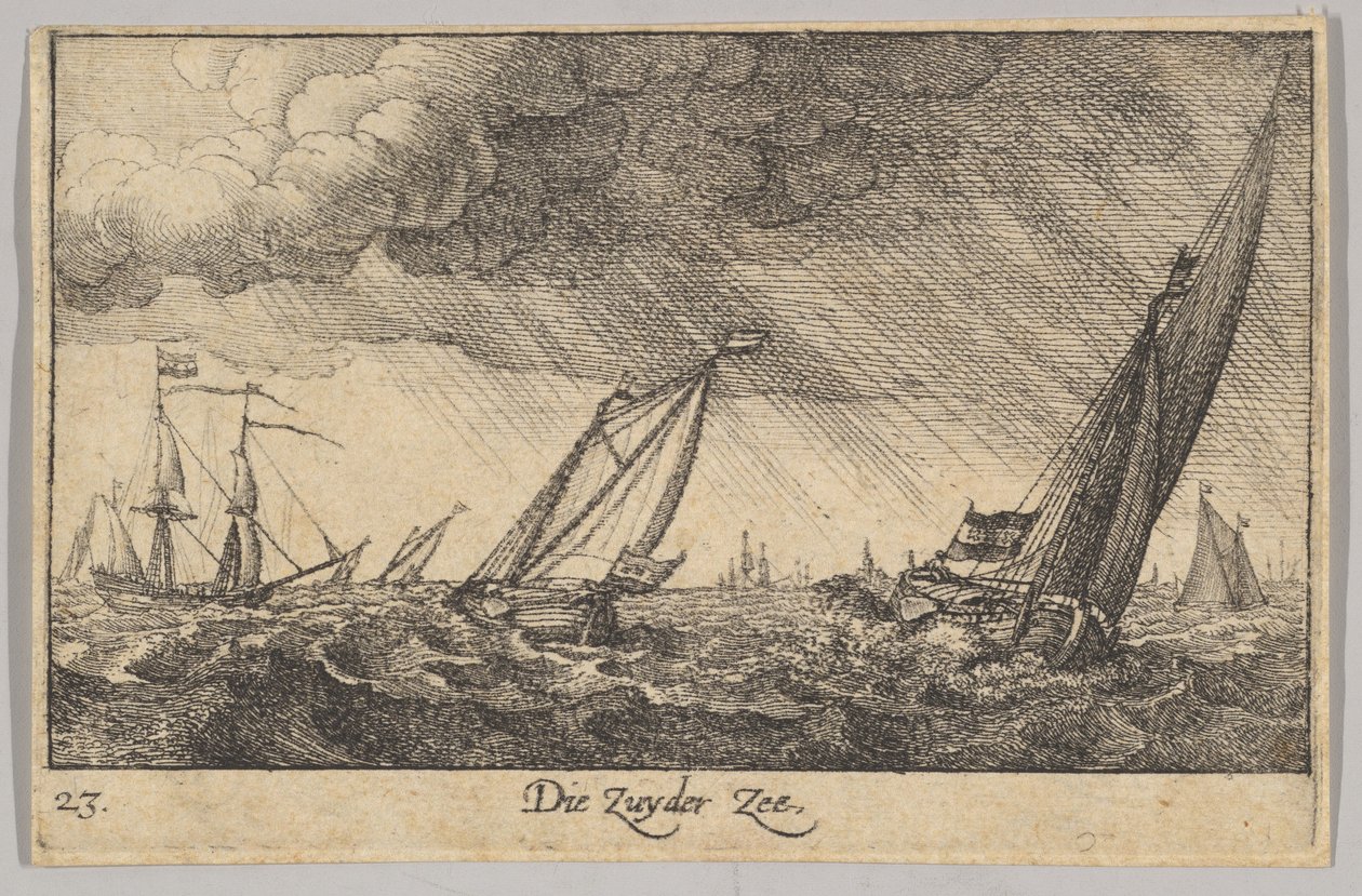 Zuyder Zee, 1635. od Wenceslaus Hollar