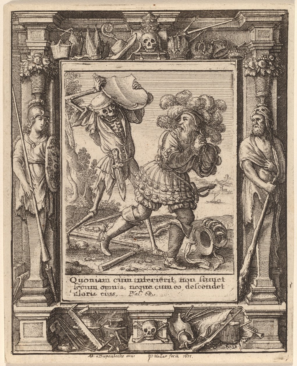 Počet od Wenceslaus Hollar after Hans Holbein the Younger after Abraham van Diepenbeeck