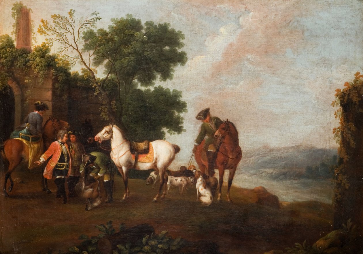 Hon na jelena, 1760. od Wenzel Ignaz Prasch