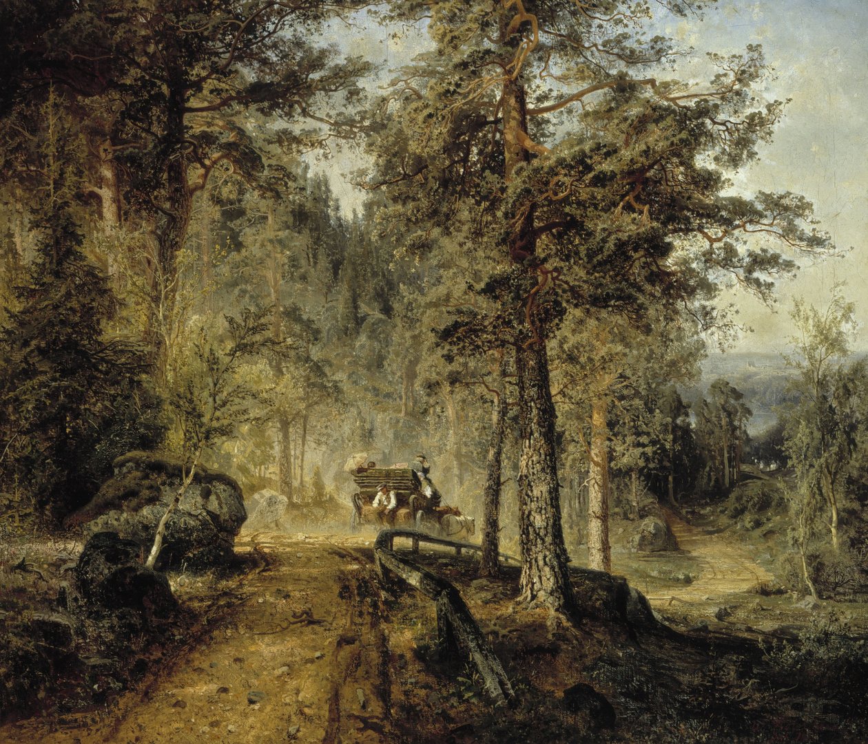 Road in Häme (A Hot Summer Day) od Werner Holmberg