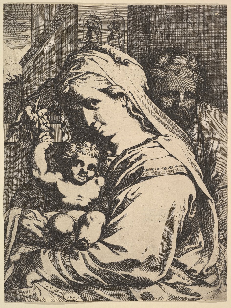 Svatá rodina, 1612. od Werner Jacobsz. van den Valckert