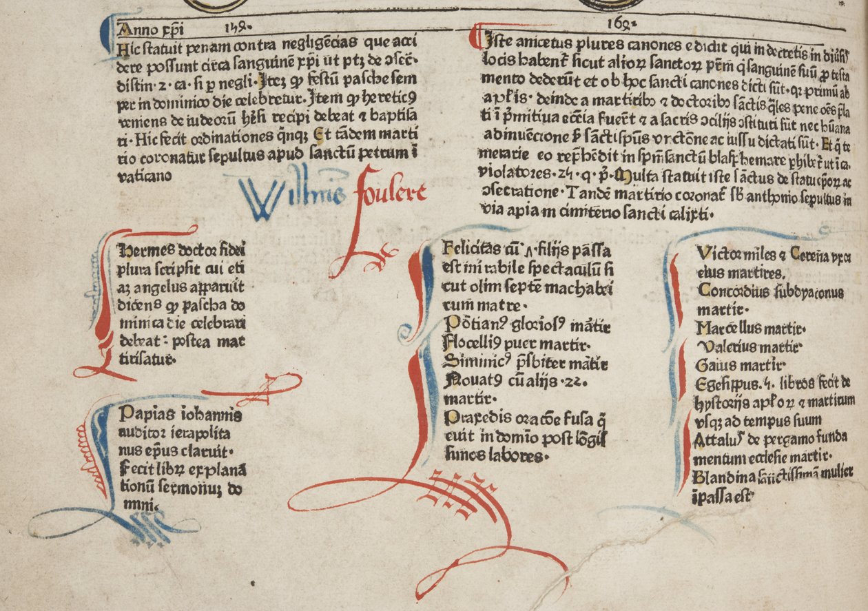 Fol 30 verso, detail od Werner Rolevinck
