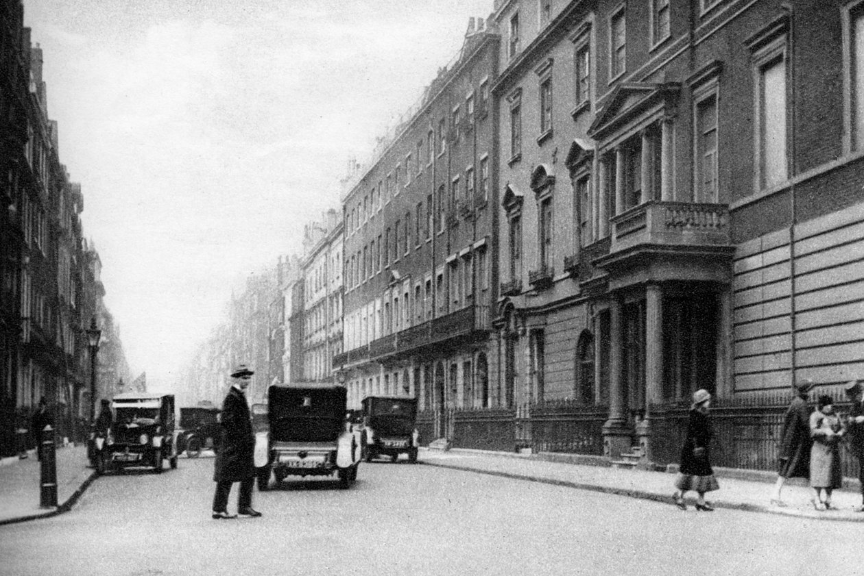 Harley Street, Londýn, 1926-1927. od Whiffin
