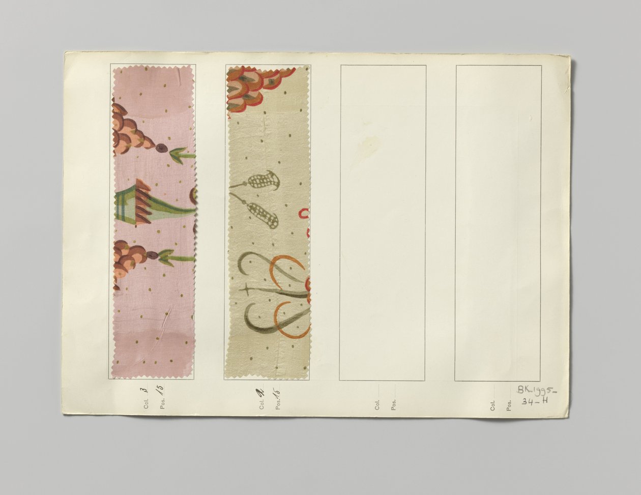 Ocel s potištěnou stranou, design Chi-ki od Wiener Werkstätte