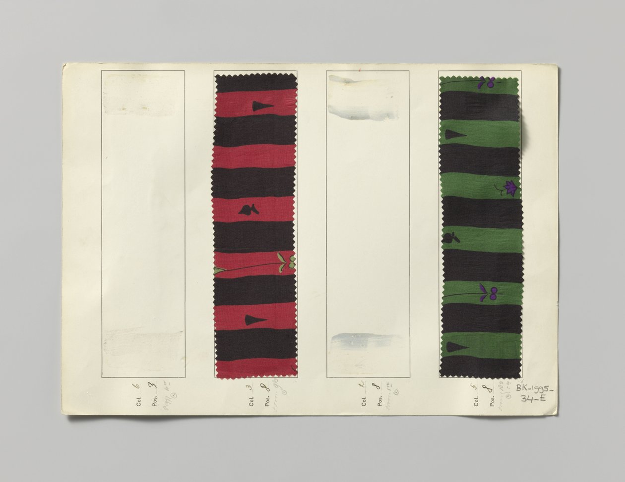 Ocel s potištěnou stranou, design Sevilla od Wiener Werkstätte