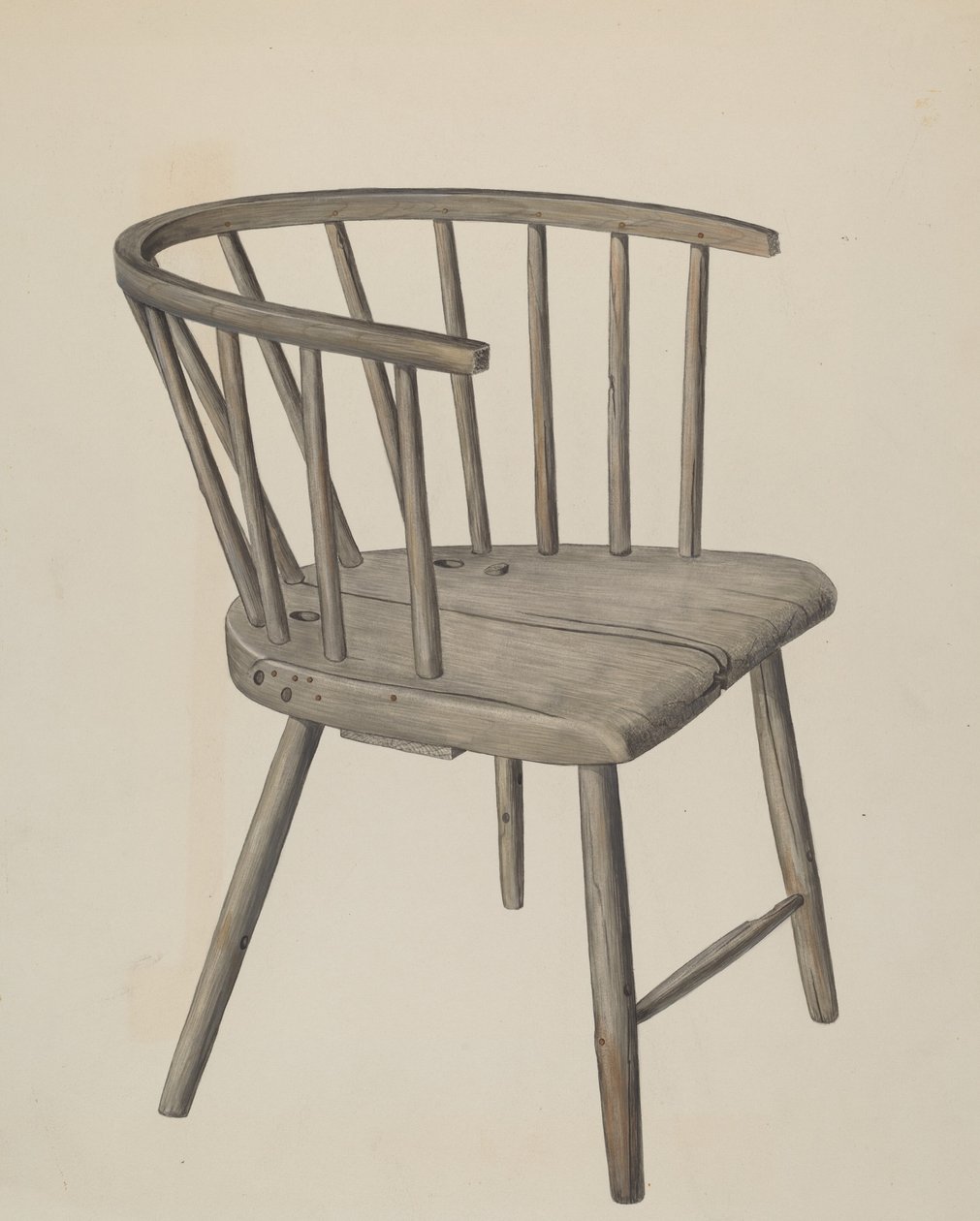 Ručně vyráběné křeslo, c. 1937. od Wilbur M Rice