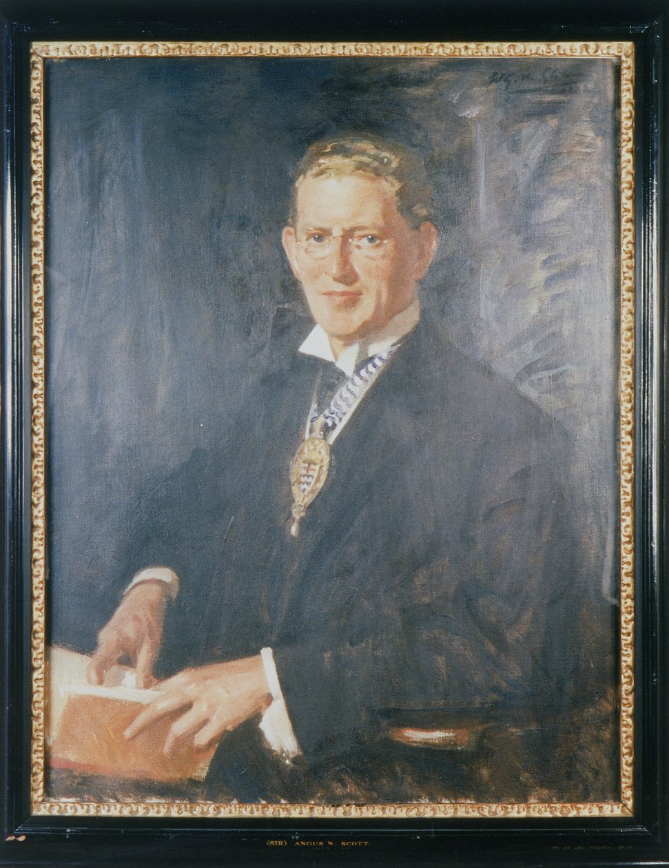 "Sir Angus Newton Scott", 1932 od Wilfred Gabriel de Glehn