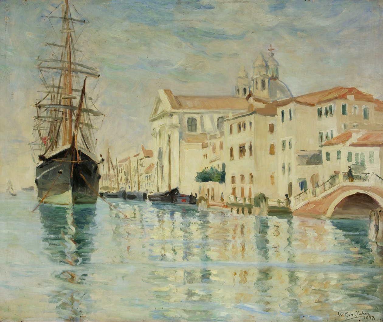 Canal Grande, Benátky od Wilfred Gabriel de Glehn