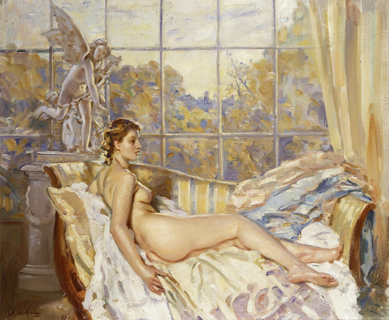 Okřídlený chlapec od Wilfred Gabriel de Glehn