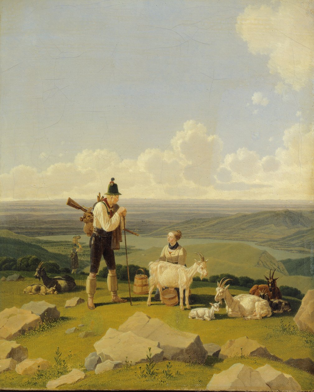 Lovec jelenů, 1826 od Wilhelm Alexander Kobell