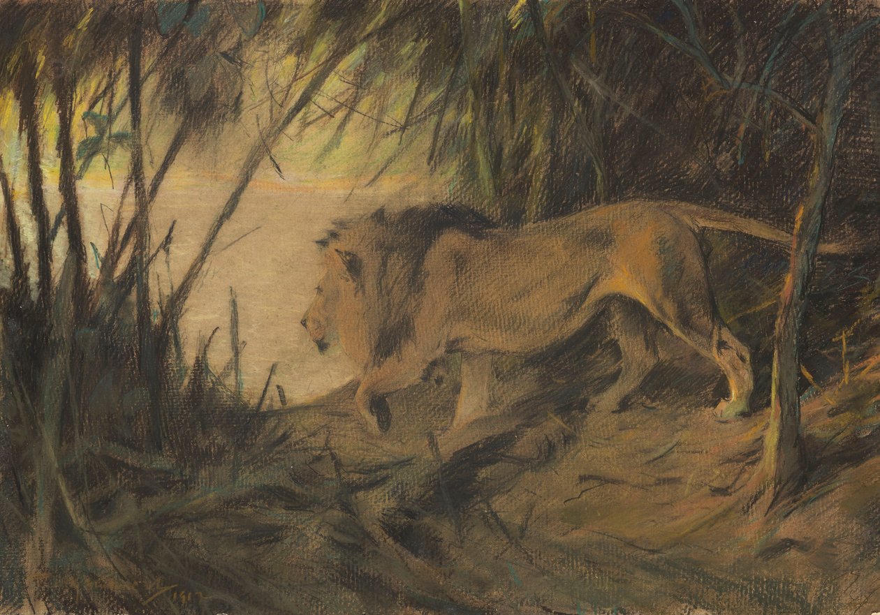 Leo, jde k řece od Wilhelm Kuhnert