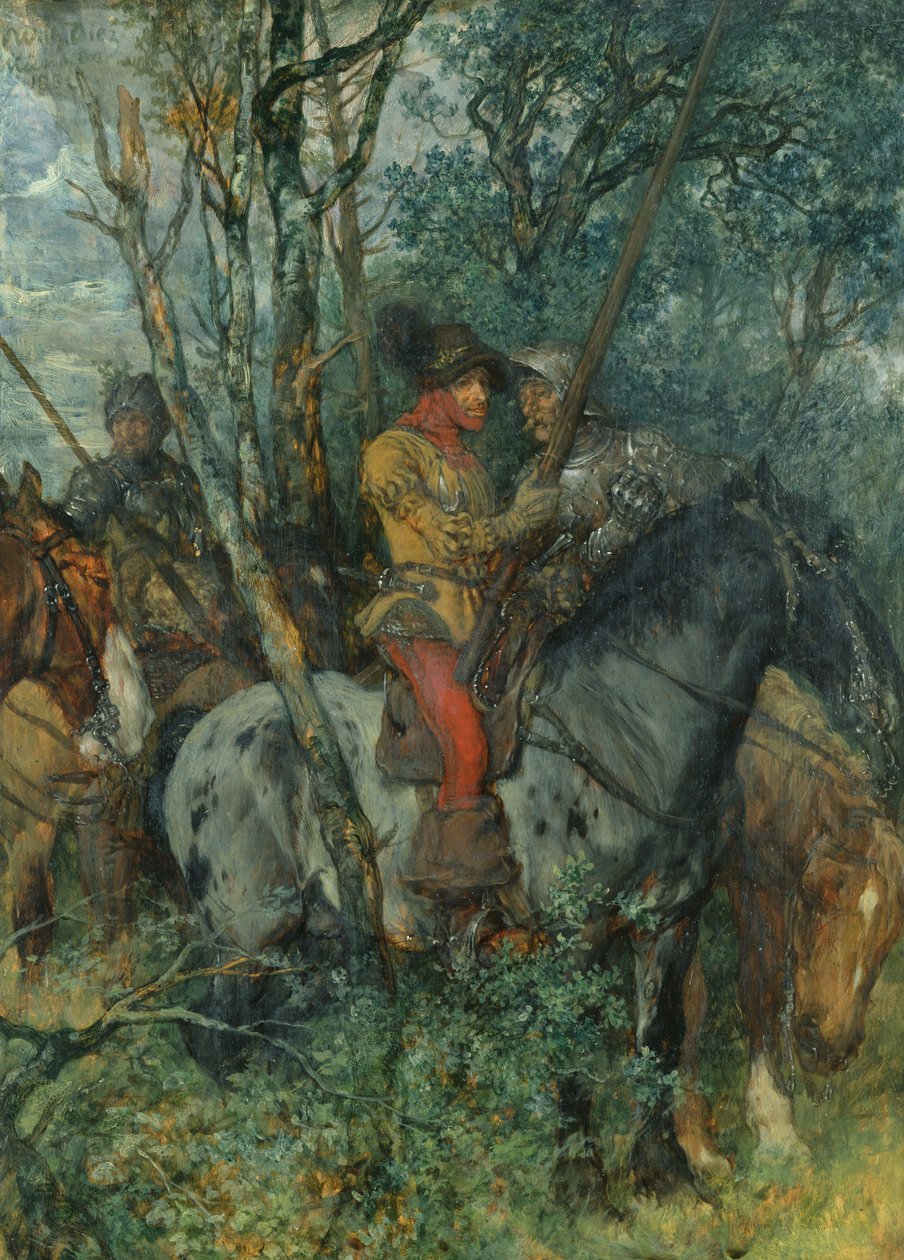 V Ambush, 1882 od Wilhelm Von Diez