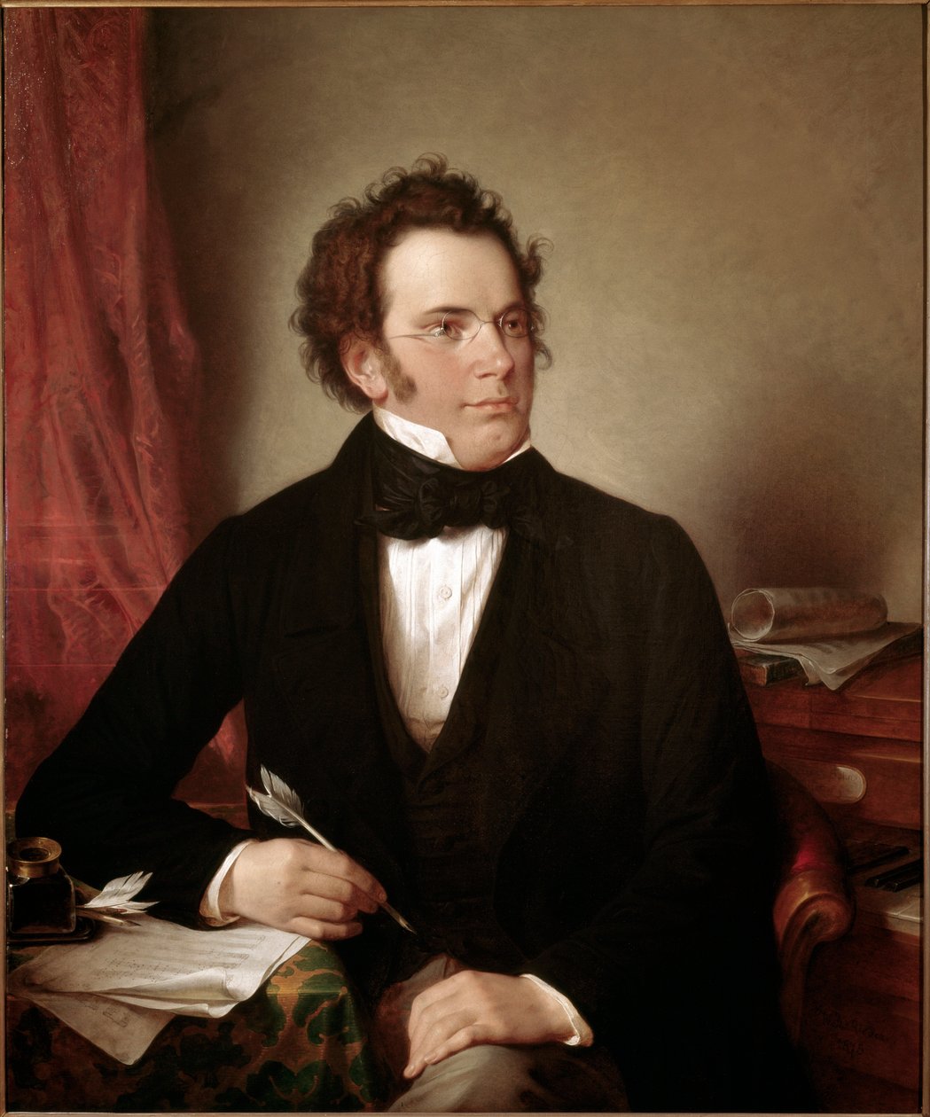 Portrét Franze Petera Schuberta od Wilhelm August Rieder