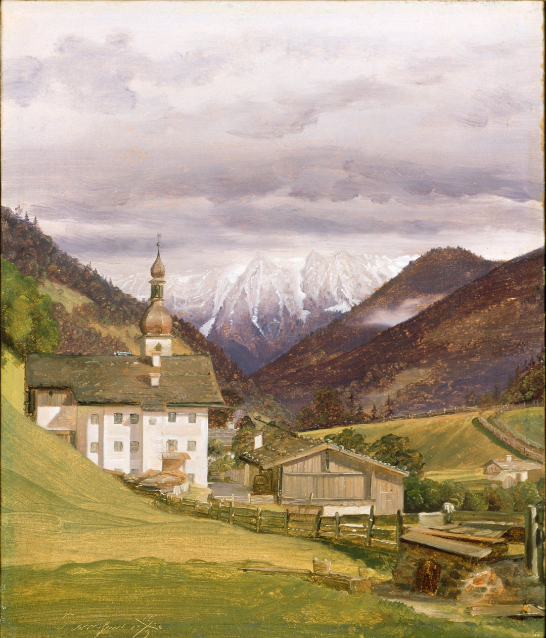 Kostel Ramsau, 1832 od Wilhelm Bendz