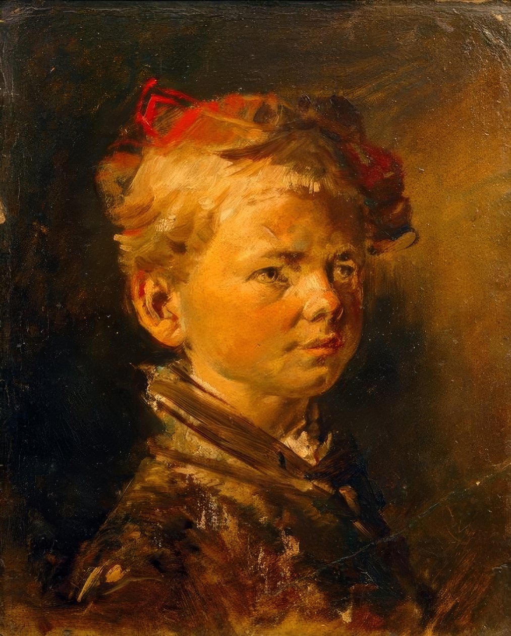 Portrét chlapce od Wilhelm Busch