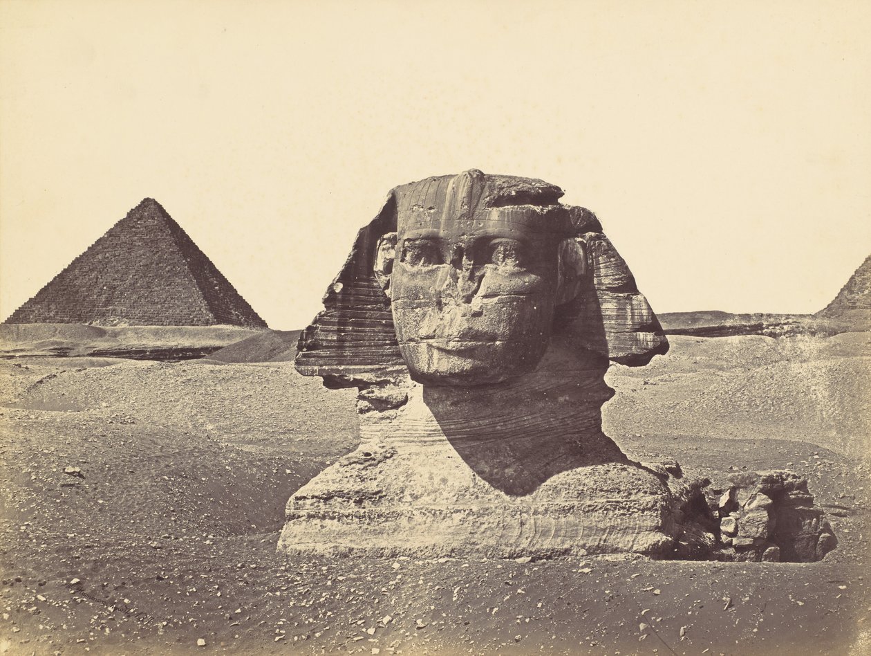 Head of the Sphynx, ca. 1860. od Wilhelm Hammerschmidt