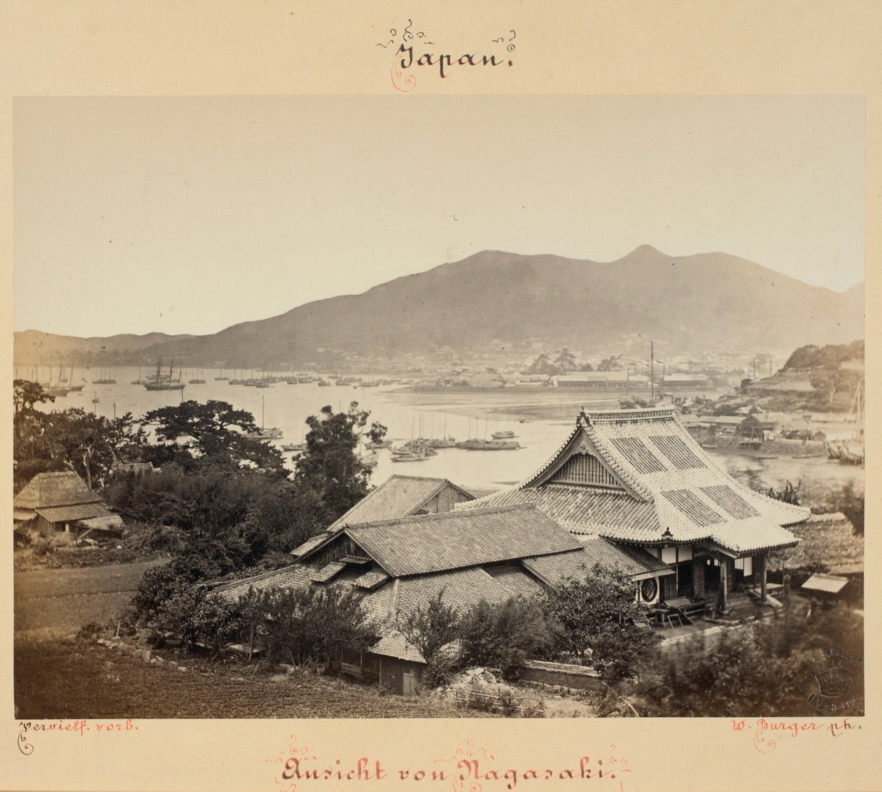 Pohled na Nagasaki od Wilhelm J. Burger