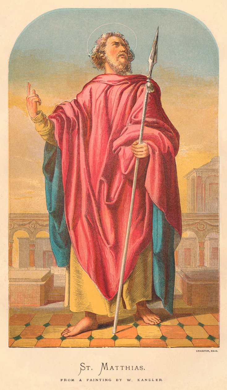 Sv. Matyáš, polovina konce 19. století. od Wilhelm Kandler