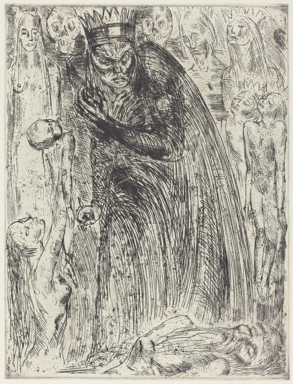 Macbeth V (The Vision of Lady Macbeth) od Wilhelm Lehmbruck
